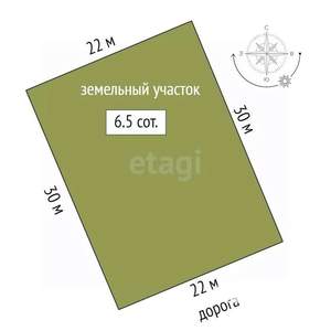 Дом 279м², 2-этажный, участок 7 сот.  