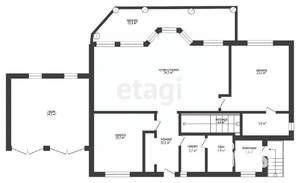 Дом 321м², 2-этажный, участок 8 сот.  