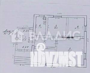 Дом 58м², 1-этажный, участок 11 сот.  