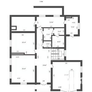 Дом 453м², 2-этажный, участок 14 сот.  