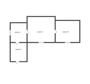 Дом 68м&sup2;, 1-этажный, участок 0 сот.  