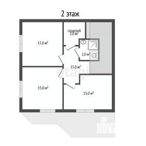 Дом 150м², 2-этажный, участок 3 сот.  