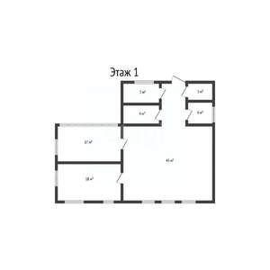 Дом 138м&sup2;, 2-этажный, участок 6 сот.  