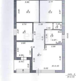 Дом 85м², 1-этажный, участок 7 сот.  