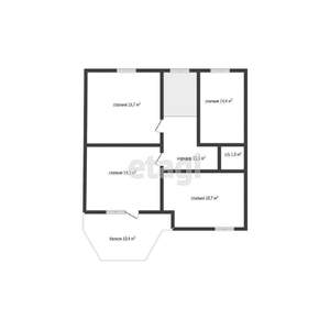 Дом 174м², 2-этажный, участок 5 сот.  