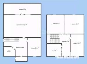 Дом 120м&sup2;, 2-этажный, участок 4 сот.  
