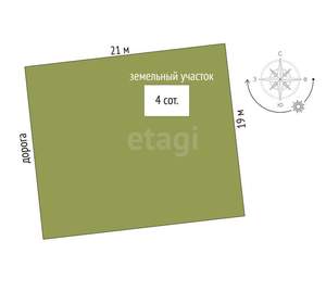 Дом 130м², 2-этажный, участок 4 сот.  