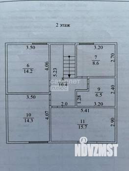 Дом 140м², 2-этажный, участок 8 сот.  