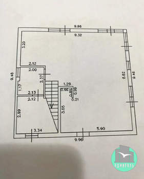 Дом 187м², 2-этажный, участок 4 сот.  