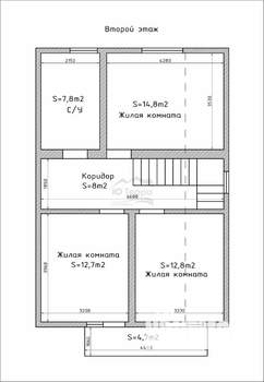 Таунхаус 230м², 2-этажный, участок 15 сот.  