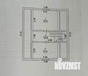 Дом 106м², 2-этажный, участок 5 сот.  