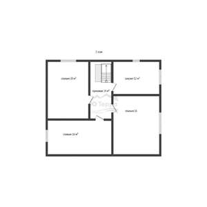 Дом 180м&sup2;, 2-этажный, участок 4 сот.  