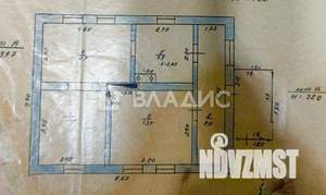 Дом 64м², 1-этажный, участок 6 сот.  