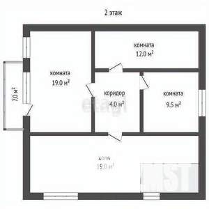 Дом 120м², 2-этажный, участок 11 сот.  