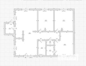 Дом 136м&sup2;, 1-этажный, участок 9 сот.  