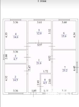 Дом 130м², 1-этажный, участок 5 сот.  
