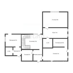 Дом 248м&sup2;, 2-этажный, участок 7 сот.  