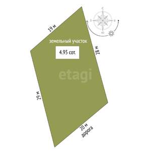 Дом 132м&sup2;, 1-этажный, участок 5 сот.  