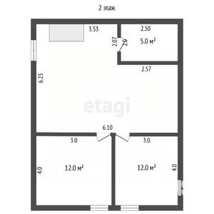 Дом 132м², 1-этажный, участок 3 сот.  