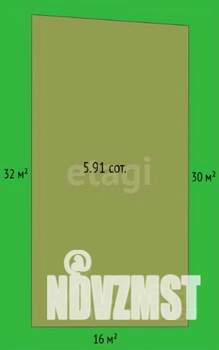 Дом 65м&sup2;, 1-этажный, участок 6 сот.  