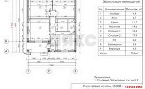 Дача 80м², 1-этажный, участок 5 сот.  