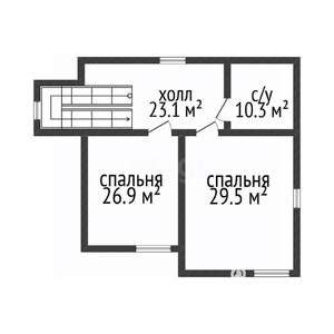 Дом 240м², 2-этажный, участок 6 сот.  