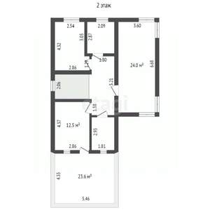 Дом 209м&sup2;, 2-этажный, участок 3 сот.  