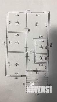Дом 84м², 1-этажный, участок 6 сот.  