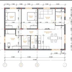 Дом 116м&sup2;, 1-этажный, участок 6 сот.  