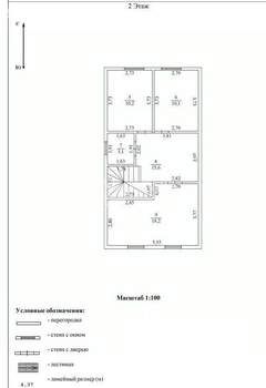 Дом 117м², 2-этажный, участок 4 сот.  