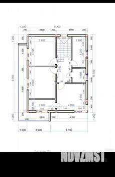 Коттедж 194м&sup2;, 2-этажный, участок 6 сот.  