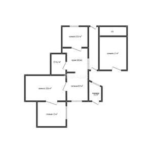 Дом 120м², 2-этажный, участок 3 сот.  