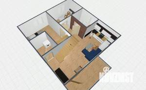 Дом 128м², 2-этажный, участок 3 сот.  