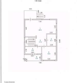 Дом 142м², 2-этажный, участок 6 сот.  