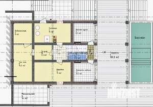 Дом 479м&sup2;, 3-этажный, участок 5 сот.  