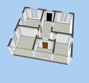 Дом 140м², 1-этажный, участок 6 сот.  