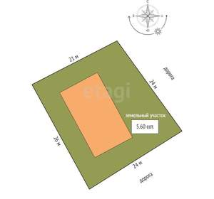 Дача 150м², 2-этажный, участок 3 сот.  