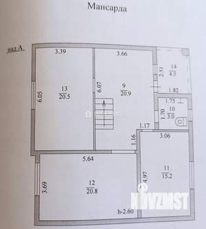 Дом 175м², 2-этажный, участок 4 сот.  