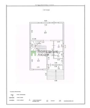 Дом 160м&sup2;, 2-этажный, участок 6 сот.  