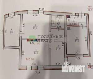 Дом 85м², 1-этажный, участок 6 сот.  