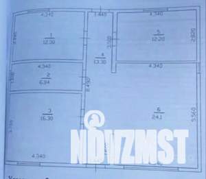 Дом 90м&sup2;, 1-этажный, участок 3 сот.  