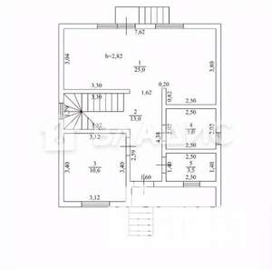 Дом 127м², 2-этажный, участок 4 сот.  