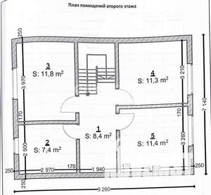 Дом 145м², 2-этажный, участок 5 сот.  