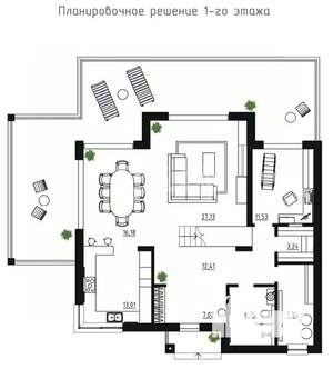 Коттедж 219м², 2-этажный, участок 8 сот.  
