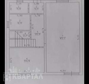 Дом 180м&sup2;, 2-этажный, участок 4 сот.  