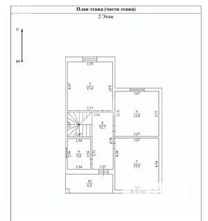 Дом 137м², 2-этажный, участок 4 сот.  