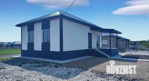 Дом 75м&sup2;, 1-этажный, участок 6 сот.  