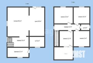 Дом 206м&sup2;, 3-этажный, участок 4 сот.  