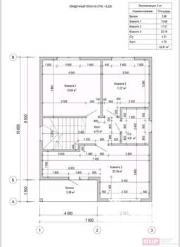 Дом 140м&sup2;, 2-этажный, участок 3 сот.  