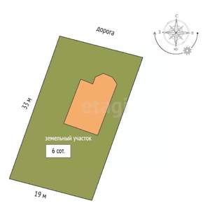 Дом 199м&sup2;, 2-этажный, участок 6 сот.  